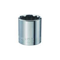 (image for) 28 mm x 1/2 in. drive Metric 12 Point Standard Socket 1 pc.