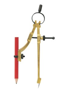 (image for) 9 in. Precision Pencil Compass Protractor Included