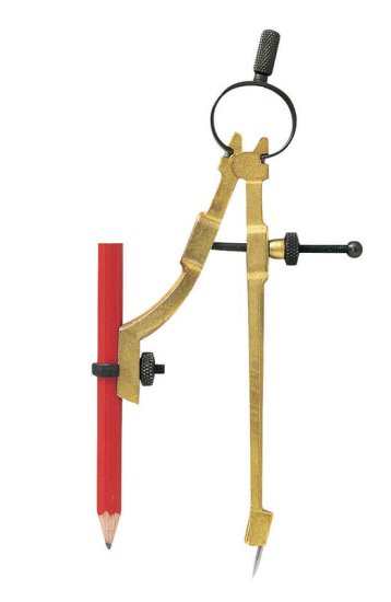 (image for) 9 in. Precision Pencil Compass Protractor Included