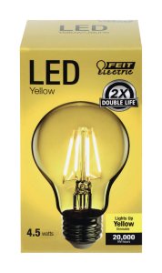 (image for) A19 E26 (Medium) LED Bulb Yellow 30 Watt