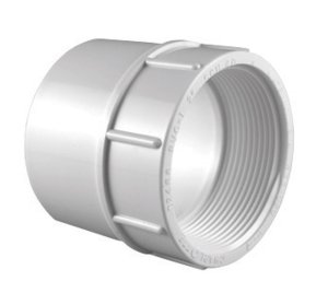 (image for) Schedule 40 2 in. Slip x 2 in. Dia. FPT PVC Pipe