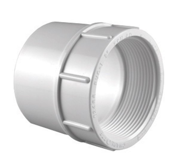 (image for) Schedule 40 2 in. Slip x 2 in. Dia. FPT PVC Pipe