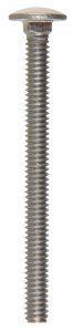 (image for) 1/4 in. Dia. x 3 in. L Stainless Steel Carriage Bolt 25
