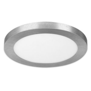 (image for) 15 in. H X 15 in. W X 15 in. L Nickel LED Flat Panel Light