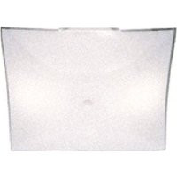 (image for) 12 inch Ceiling Square Replacement Glass White 4-Pack