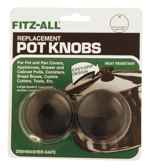 (image for) TOPS Plastic Replacement Pot Knob Black