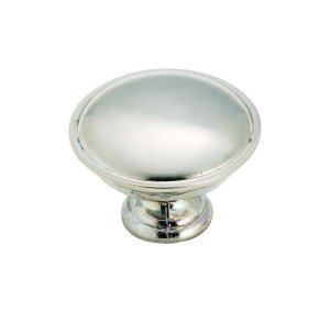 (image for) Round Cabinet Knob 1-5/16 in. Dia. 15/16 in. Bru