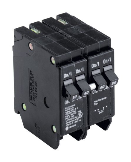 (image for) 30/40 amps Plug In 4-Pole Circuit Breaker Eaton Cutler-Hammer