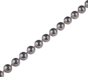 (image for) Hillman Metal Silver Beaded Chain