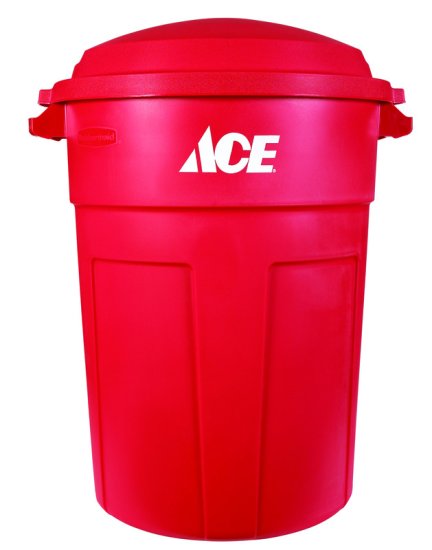 (image for) 32 gal. Plastic Garbage Can Lid Included