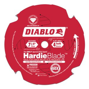 (image for) HardieBlade 7-1/4 in. Dia. x 5/8 in. Carbide Tip Titanium