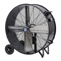 (image for) 48.88 in. H x 42 in. Dia. 2 speed Electric Drum Fan