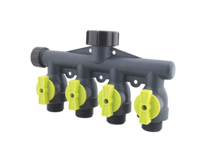 (image for) Ace Plastic Threaded Male Garden Hose Manifold