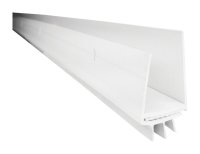 (image for) Building Products White Vinyl Door Sweep For Doors 3 ft. L x 3/