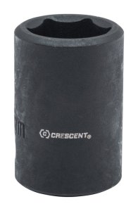 (image for) Crescent 11/16 in. X 1/2 in. drive SAE 6 Point Impact Socket 1 p