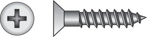 (image for) No. 12 x 2 in. L Phillips Wood Screws 100 pk