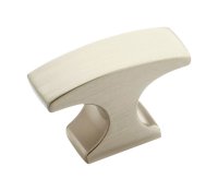 (image for) Conrad T Cabinet Knob 1-1/2 in. Dia. 1-1/16 in. Satin Ni