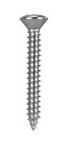 (image for) No. 8 x 1-1/4 in. L Phillips Oval Head Stainless Steel S