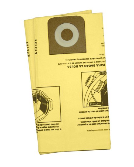 (image for) 2 in. L x 10 in. W Wet/Dry Vac Filter Bag 6-9 gal. 2 p