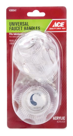 (image for) Universal Clear Acrylic Hot and Cold Handle