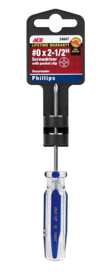 (image for) No. 0 x 2-1/2 in. L Phillips Screwdriver