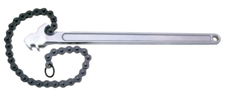 (image for) Adjustable x 15 in. L Chain Wrench 1 pk