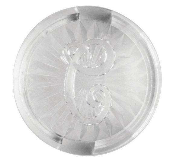 (image for) American Standard Clear Acrylic Cold Index Button