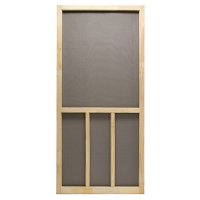 (image for) Precision 80-1/2 in. H X 36 in. W Aspen Natural Wood Wood Screen