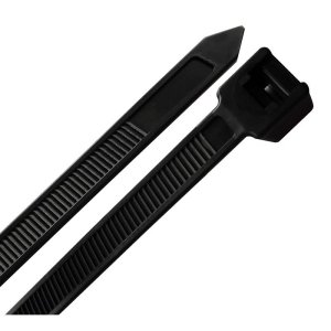 (image for) 24 in. L Black Cable Tie 10 pk