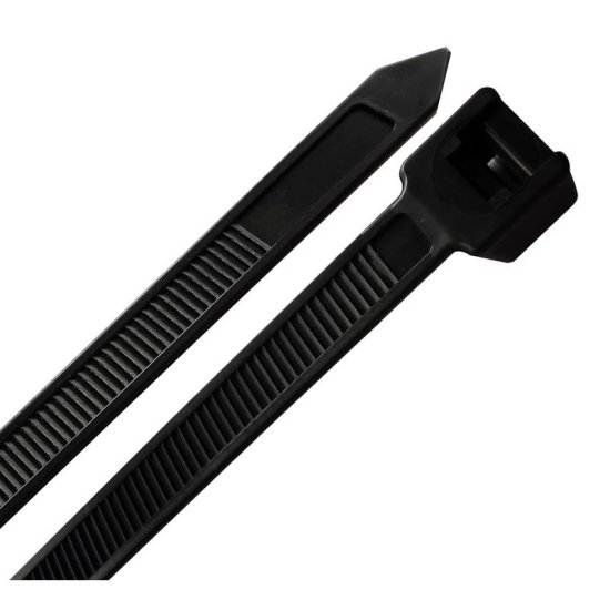 (image for) 24 in. L Black Cable Tie 10 pk