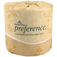 (image for) 2-Ply Embossed Bathroom Tissue, Toilet Paper, White 80-Rolls