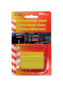 (image for) 24 in. W x 2 in. L Yellow Reflective Tape 1 pk