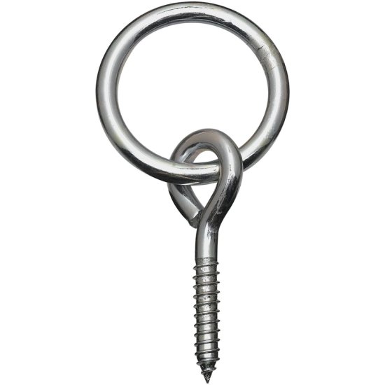 (image for) National Hardware 2 in. D X 3-1/4 in. L Zinc-Plated Steel Screw 