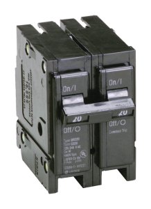 (image for) 20 amps Plug In 2-Pole Circuit Breaker Eaton Cutler-Hammer
