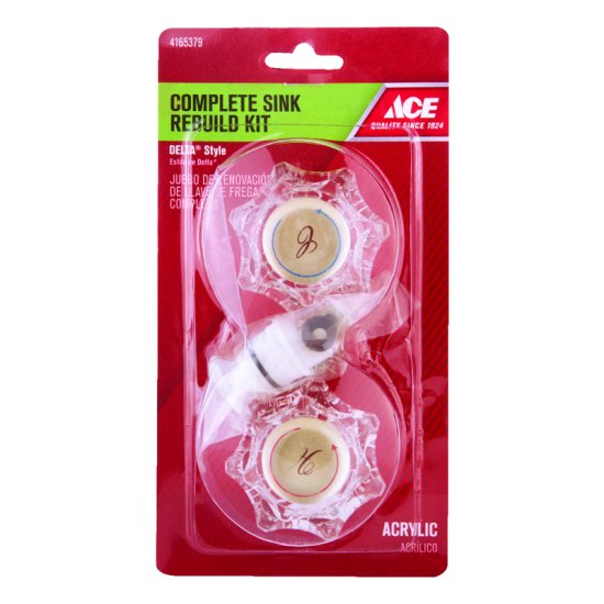 (image for) Acrylic Lavatory Valve Body Rebuild Kit For Delta