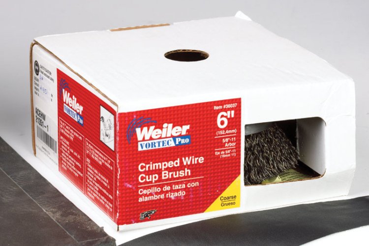 (image for) Vortec Pro 6 in. Dia. x 5/8-11 Crimped Steel Crimped Wire