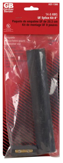(image for) 14-8 Ga. Insulated Wire Splice Kit Black 1 pk