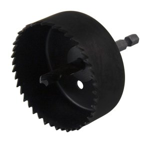 (image for) 2-1/2 in. Dia. x 3-1/4 in. L Carbon Steel Hole Saw 1/4 in. 1