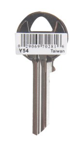 (image for) KEY YALE Y54