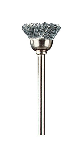 (image for) 1/2 x 1.75 in. L x 1/8 in. Dia. Carbon Steel Brush 2 pk