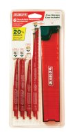 (image for) 6 and 9 in. Bi-Metal Reciprocating Saw Blade Set Multi TPI 6 pc