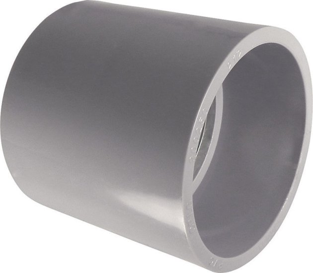 (image for) 1-1/2 in. Dia. PVC Electrical Conduit Coupling