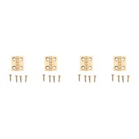 (image for) National Hardware 3/4 in. L Solid Brass Door Hinge 4 pk