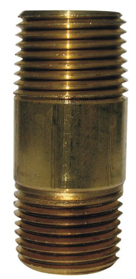 (image for) 1/8 in. MPT x 1/8 in. Dia. x 2 in. L MPT Brass Nipple