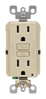 (image for) GFCI 15 Amp 120-Volt Ivory