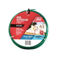 (image for) 50 ft. L Green PVC Clothesline