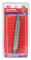 (image for) 1/4 in. MPT x 4 in. L Stainless Steel Nipple