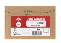 (image for) Zinc-Plated Steel 3/4 USS Flat Washer 225 pk