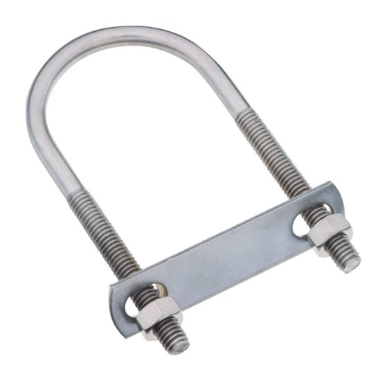 (image for) National Hardware 5/16 in. X 2 in. W X 4-1/2 in. L Coarse Zinc-P