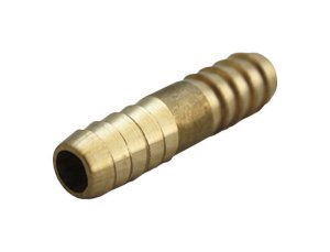 (image for) Brass 1/2 in. Dia. x 1/2 in. Dia. Coupling Yellow 1 pk